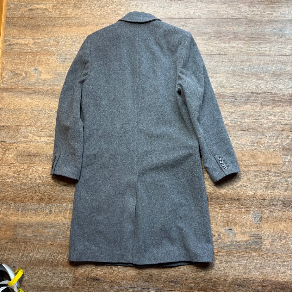 Lands’ End Men’s Wool Over Coat Sz 40 Tall - Picture 2 of 13